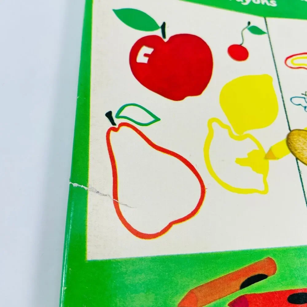 Follow the Colors Stang 1964 Illustrated Children's Whitman Coloring Book Unused